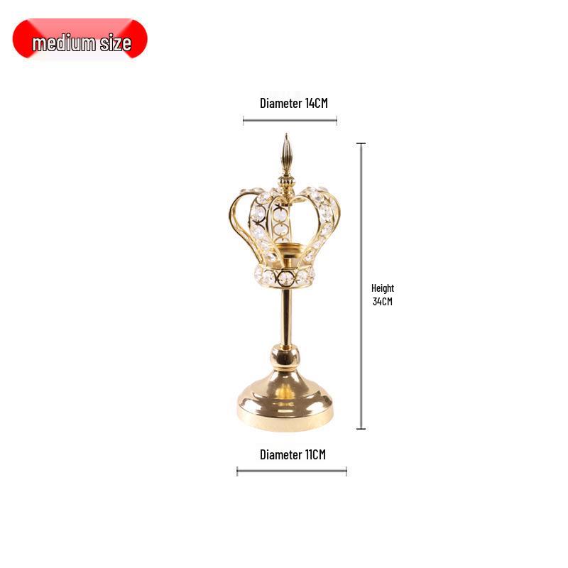 European Crystal Candle Holder for Dining & Decor
