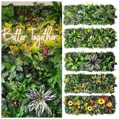 Flower Artificial Plant Wall Panel UV Protection Simulation Maple Plant Sheet Wedding