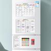 A3 Erasable Magnetic Planner: Monthly, Weekly & Daily Calendar Whiteboard