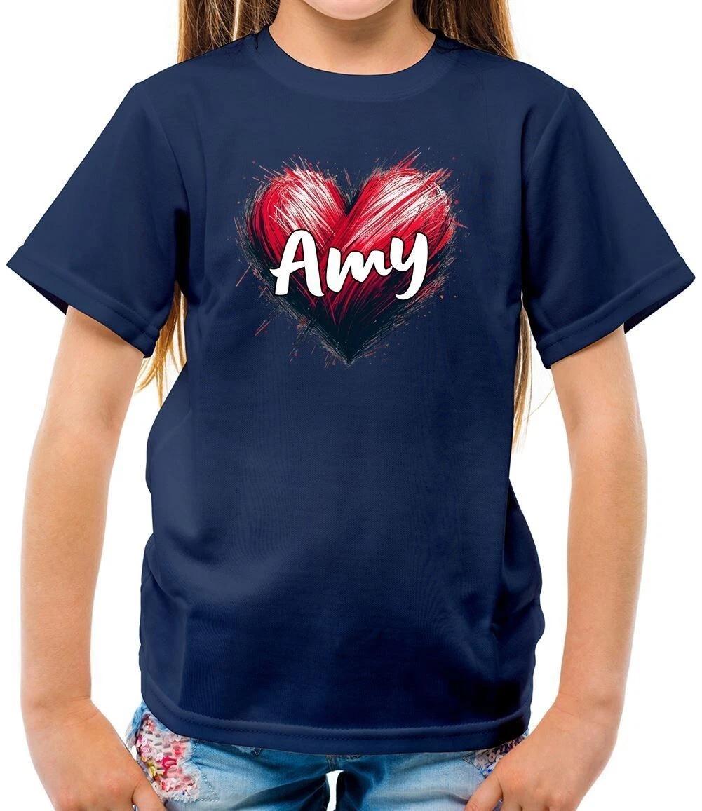Love Heart Amy - Kids T-Shirt - Singer Lyrics Fan Tour love Concert 100