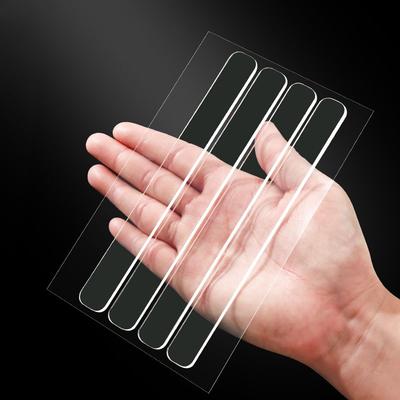 Transparent Silicone Door Bumper Pads Silent Invisible Protection Handles Refrigerator Cabinet Doors Walls Anti-Collision Guard Strips