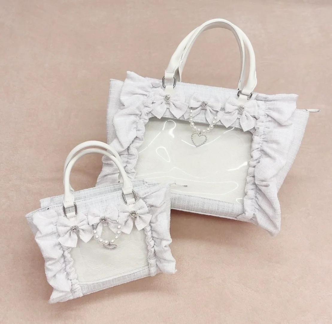 Pink Ruffle Ita Bag Lolita Style