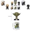 3.9in Funko Pop Star Wars Darth Vader Master Yoda Figures Toy Kids Gift Decor