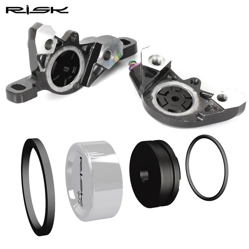 Kit di Riparazione Pistoncino Pinza Freno Idraulico RISK per Shimano M7000 M7100 M8000 M8100 M9100 RS785, Kit Guarnizioni Freno a Disco a Olio MTB Strada