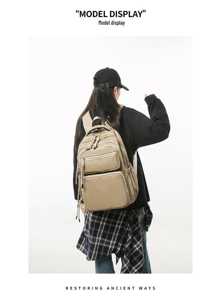 Damen 2024 Pendler-Computerrucksack mit großem Fassungsvermögen und mehreren Fächern für Studenten