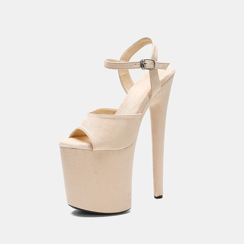 Νυχτερινό κέντρο pole dance μοντέλο αυτοκινήτου πασαρέλα αδιάβροχο μέγεθος τραπεζιού ψηλοτάκουνα λεπτά τακούνια μισώ ψηλοτάκουνα σανδάλια γυναίκες