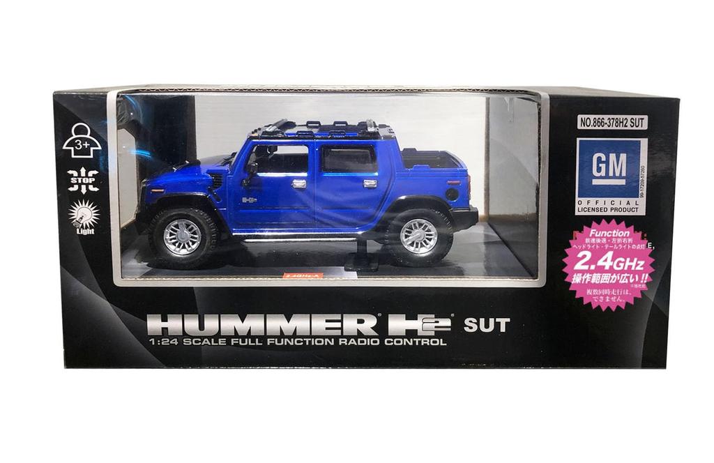 DOYUSHA 2.4GHz 1/24 Scale Hummer H2 SUT Blue Electric Radio Control Model No. 866-378H2SUT