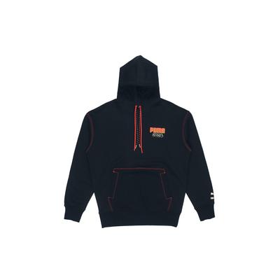 Μπλούζα Φούτερ Αθλητική Casual με Μοτίβο Μαχτζόνγκ Ανδρική Μαύρη 531295-01