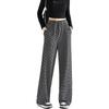 TonLion Women's Wide-Stripe Casual Straight-Leg Pants