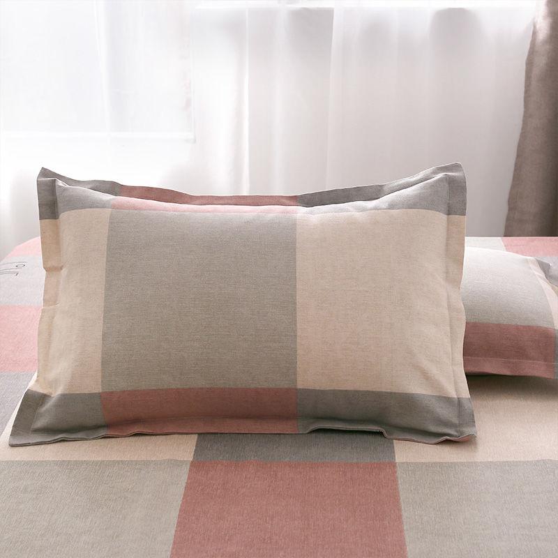 48cmx74cm Pillowcase Pure Cotton Pillow Case One Pair Pack Thicken Encryption Breathable Sweat-absorbent Pillow Cover