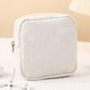 Cotton Feminine Hygiene Pad Storage Bag Large Capacity Breathable Womens Travel Organizer For Daily Use