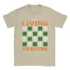 Herren The Living Tombstone St. Patrick's Totenköpfe T-Shirts Rock 100% Baumwolle Oberteile Lustige Kurzarm Rundhals T-Shirts Sommer T-Shirts