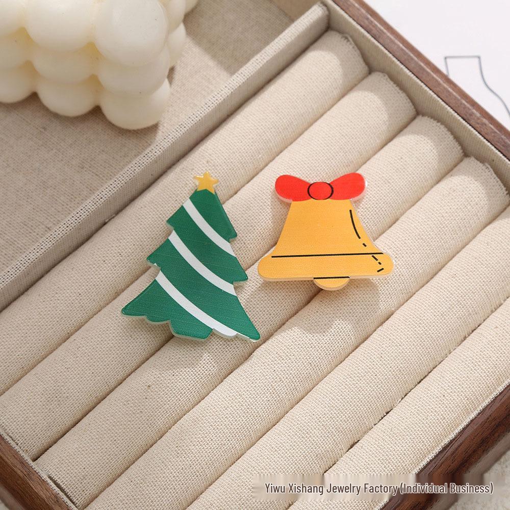 

Santa Claus Festive Hair Clips - Holiday Cartoon Duckbill Hairpins for Girls Acrylic