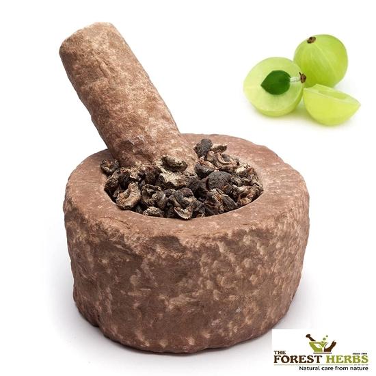 The Forest Herbs Natural Care From Nature Herbs Dry Amla Pieces For Eating - Hair Growth (500 Grams), Sukha Awla, Aavla Sabut, Dry Gooseberry