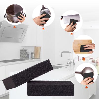Fashion 1pc New Clean Oil Stain Brown Black Removing Pot Rust Magic Kit Wash the Dishes Nano Emery Clean Kitchen Sponges High Density Rub  Accessories