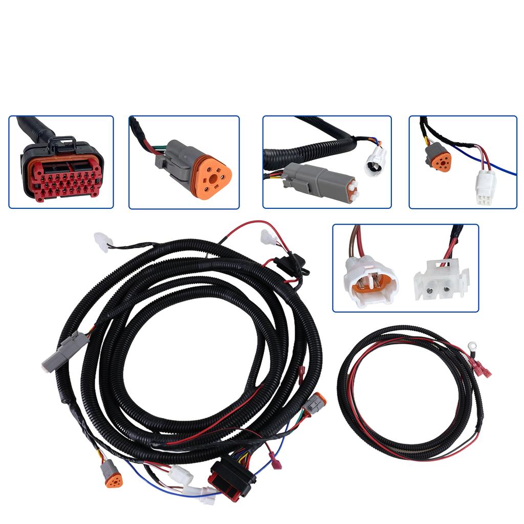 Golf Cart Parts Ya Ma Ha G22 2003‑2007 Complete Controller Wire Harness Drive Cable OEM JU2‑H2590‑00‑00 JU2‑H2590‑02‑00