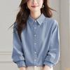 Women S Long Sleeve Cotton Shirt Casual Autumn Commute