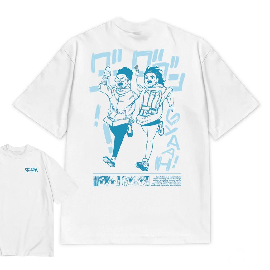 Anime DAN DA DAN Okarun Graphic TShirt 100Cotton Oversized Unisex Shirt Unisex Short Sleeve ONeck Women Y2k 2026 Comfortable