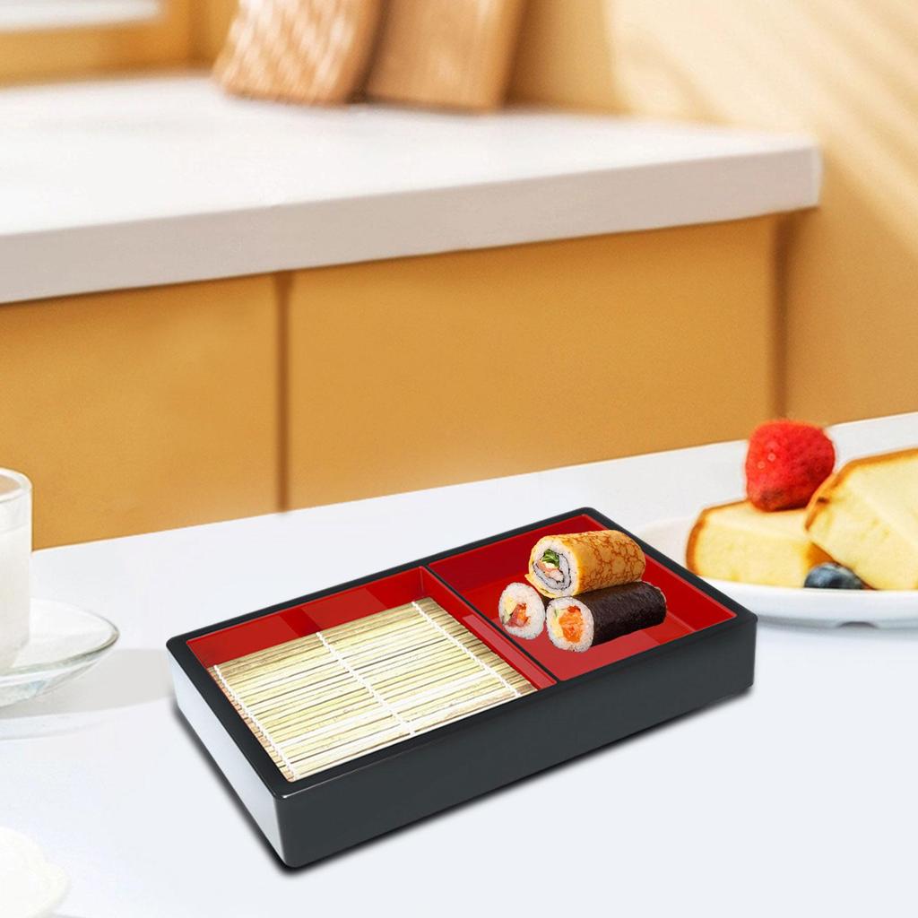 Soba Noodle Plate Snacks Plate BBQ Buffet Plate Versatile Food Presentation Basket Sushi Tray Soba Noodle Board for Picnic Home