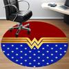 1pc Wonder Woman Office Round Area Rug, Under Office Chairs Bedroom Living Room Home Decor, Room Deco, Available in Various Sizes