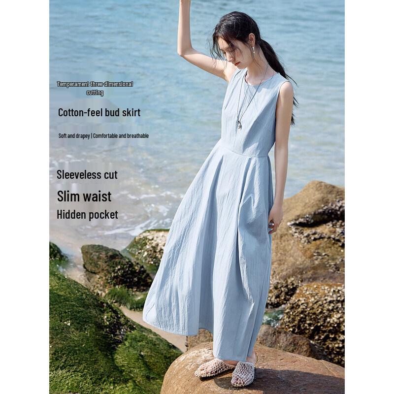 XWI Summer Resort Style Sleeveless A-Line Dress S
