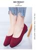 Old Beijing Women's Mesh Sandals: Shallow Cut, Hollow Pointed Toe, Versatile Flat Bottom, Soft Sole for Spring & Summer.