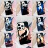Moon Roaring Wolf Phone Case For iPhone 17 Air 15 16e 14 13 Pro Max Coque 12 11 Pro Max PLUS Cover