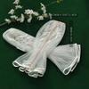 Elegant Lace Embroidery Flower Bridal Arm Sleeves Comfortable Mesh Decorative Sleeves For Wedding Ceremony PhotoShoots