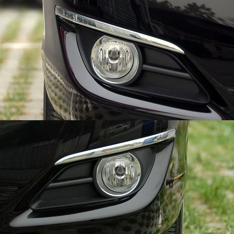 2 SZTUKI Dla Toyota Camry Aurion 2006 2007 2008 2009 Przedni Zderzak Światło Przeciwmgielne Lampa Chromowana Listwa Pokrywa Ramka Maska Grill Pokrywa Zaślepka Obwódka
