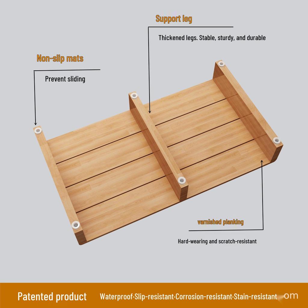 Multifunctional Footstool: Kitchen Step, Balcony Riser, Office Footrest, Piano Platform