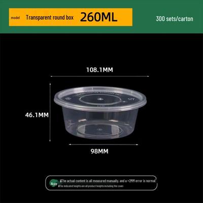 Thickened Disposable Transparent Plastic Food Containers