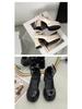2024 Retro Chunky White Mary Jane Heels: Women's Small-Size Platform for Autumn/Winter