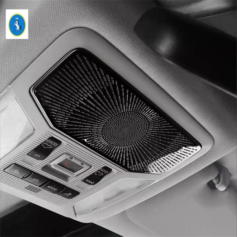 For Toyota RAV4 RAV 4 XA50  - 2025 Stainless Steel Car Front Reading Light Audio Tweeter Speaker Cover Trim Accessories