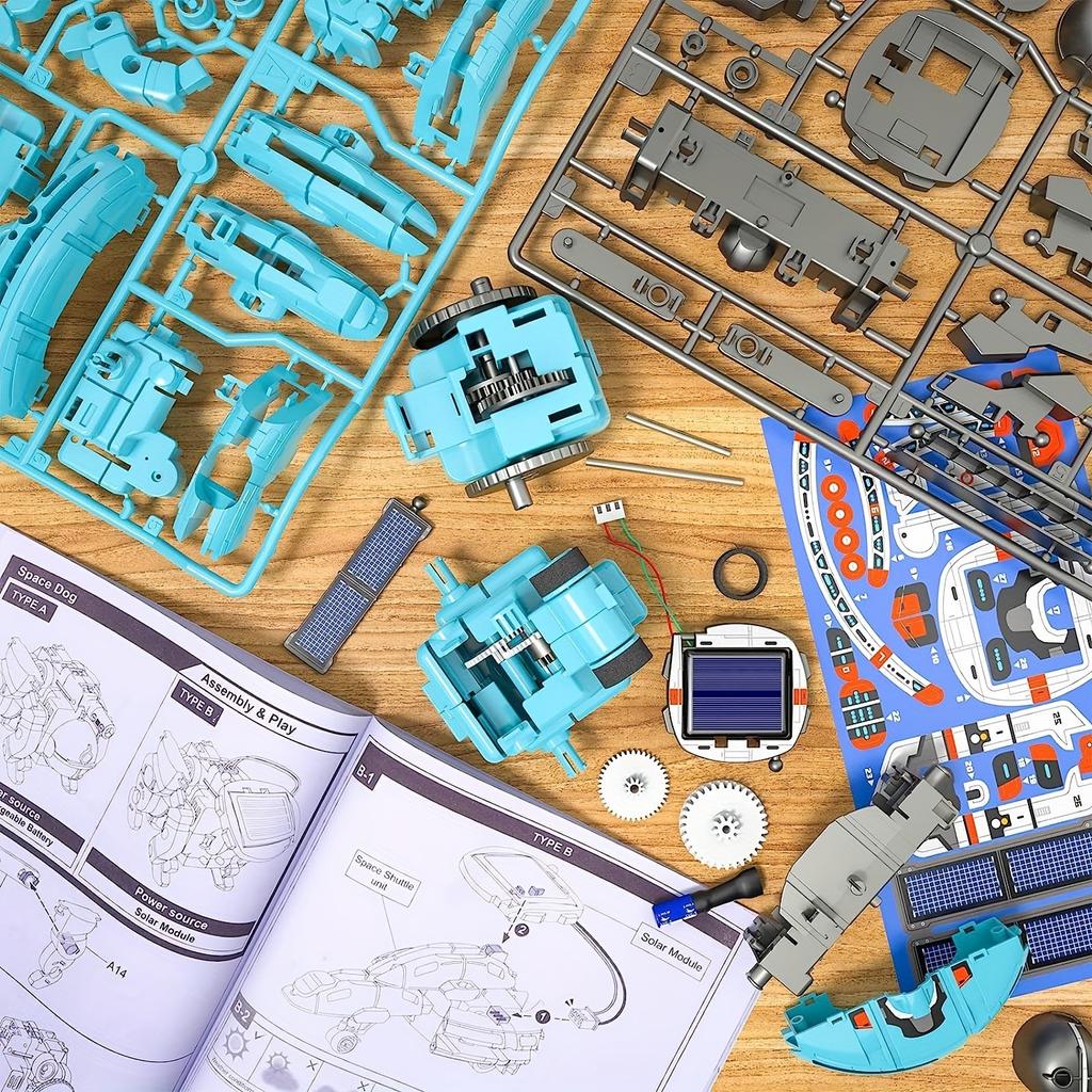 6-in-1 STEM Solar Robot Kit Toys Gifts for Kids Educational Building Science Experiment Set Birthday for Kids Boys Girls