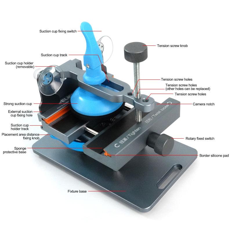 RELIFE RL-601SL Plus 2in1 Phone Free Heating LCD Screen Separator Quick Screen Removal Fixture For iPhone For Android Repair
