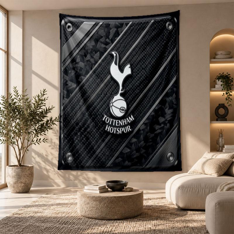 Decorative Tapestry,Tottenham Hotspur Printed Wall Art, Lightweight Wall Hanging For Bedroom Background