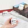 6pcs Stainless Steel Number Stand No Smoking Stainless Steel color 48.5x49.5x42.5mm