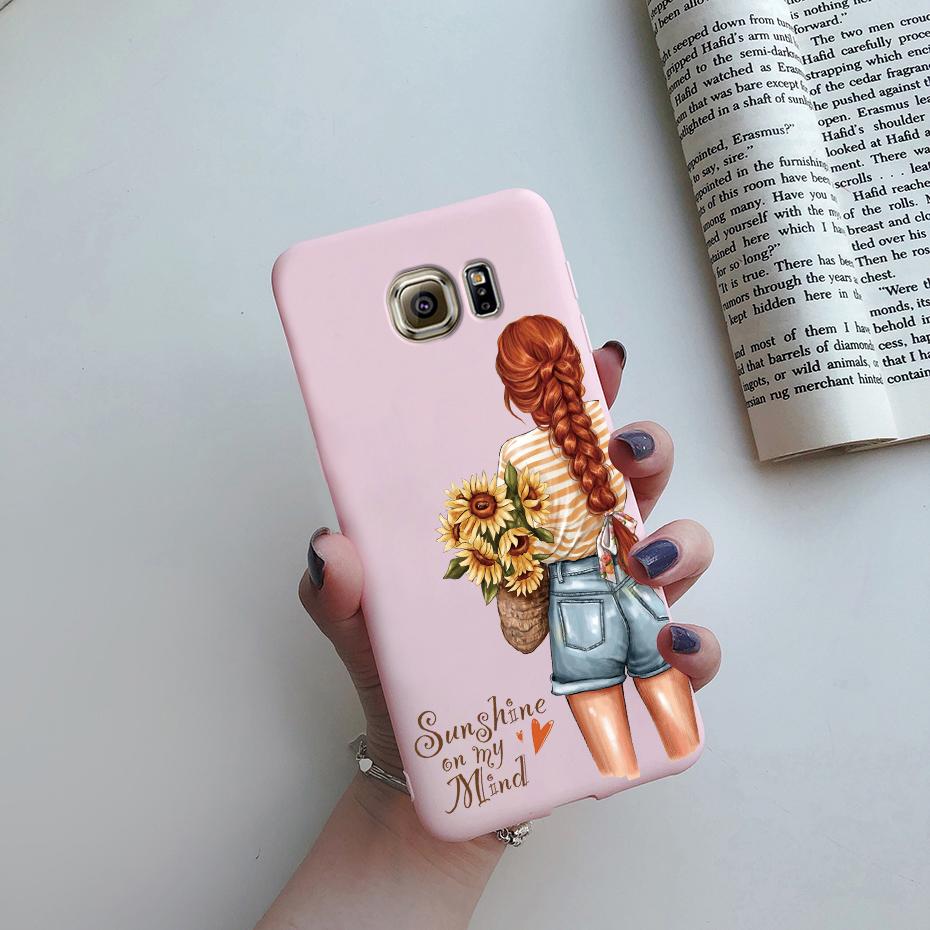 For Samsung Galaxy S7 egde case Cover for Samsung Galaxy S6 edge Case for Samsung S7 S6 G920F SM-G925F Cover Cute Silicon Fundas