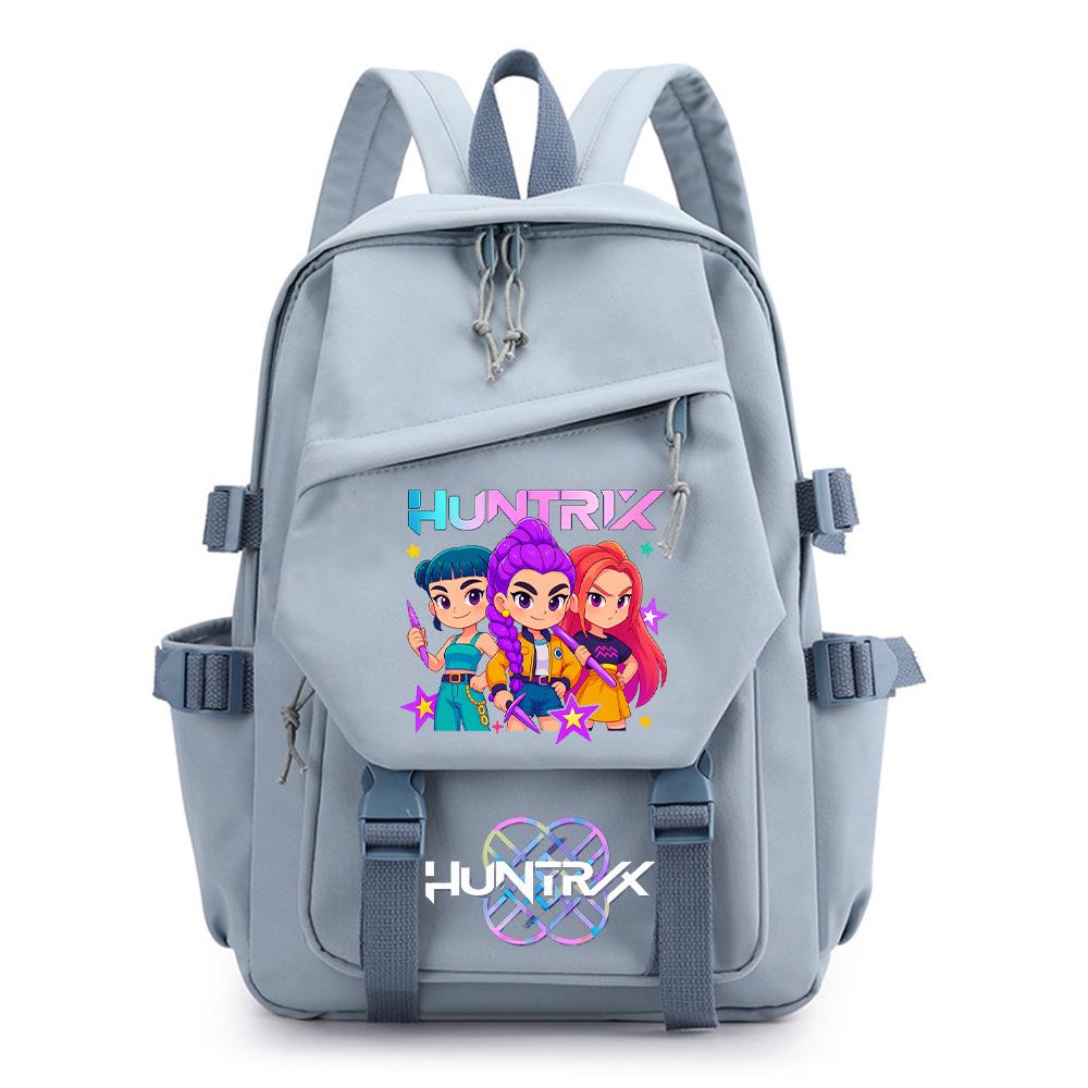 Anime K-Pop Printed Waterproof Backpack for Teen Boy Gril Schoolbag Children Student Women Large Capacity Travel Bag Kid Gift Mochila