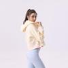 Women's Casual Cotton Zipper Hoodie - Autumn/Winter Yoga & Fitness Wear