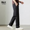 Baleno Men's 2026 Summer Thin Cotton Casual Straight-Leg Pants