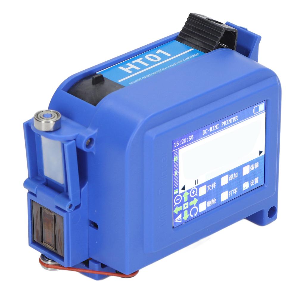 Handheld Inkjet Printer Portable Multilingual HD LED Touch Screen Inkjet Printer for QR Code 100‑240V EU Plug