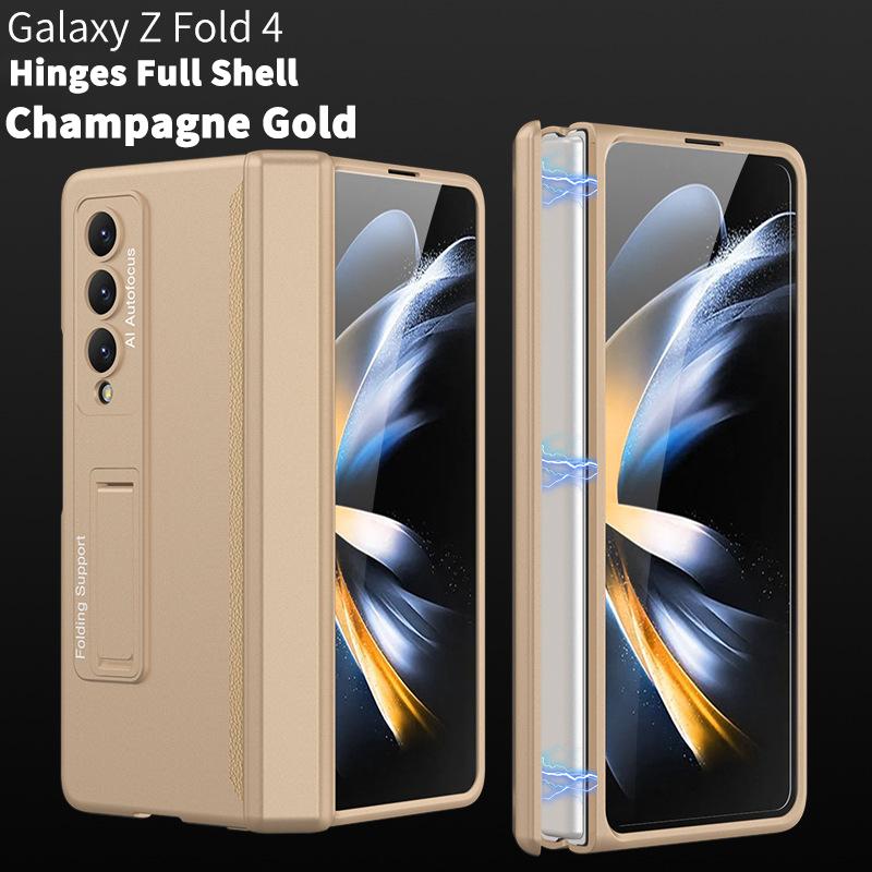 For Samsung Galaxy Z Fold 5 4 3 Case Magnetic Stand Adsorption Hinge Anti-fallprotective Protection Cover for Fold5 Fold4 Fold3