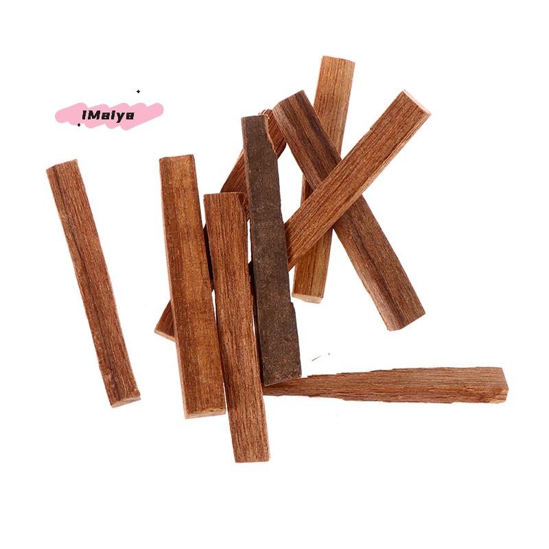 M-50g/pack 7CM Aromatic Fragrance Sandal Wood Chips Sandalwood Incense Sticks Irregular Resin DIY Craft