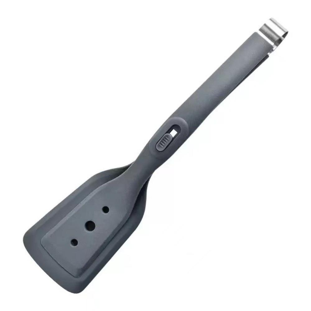 Silicone 2 In 1 Spatula Tongs Multipurpose Spatulas Bread Clip Fried Steak Clamp  BBQ Grilling