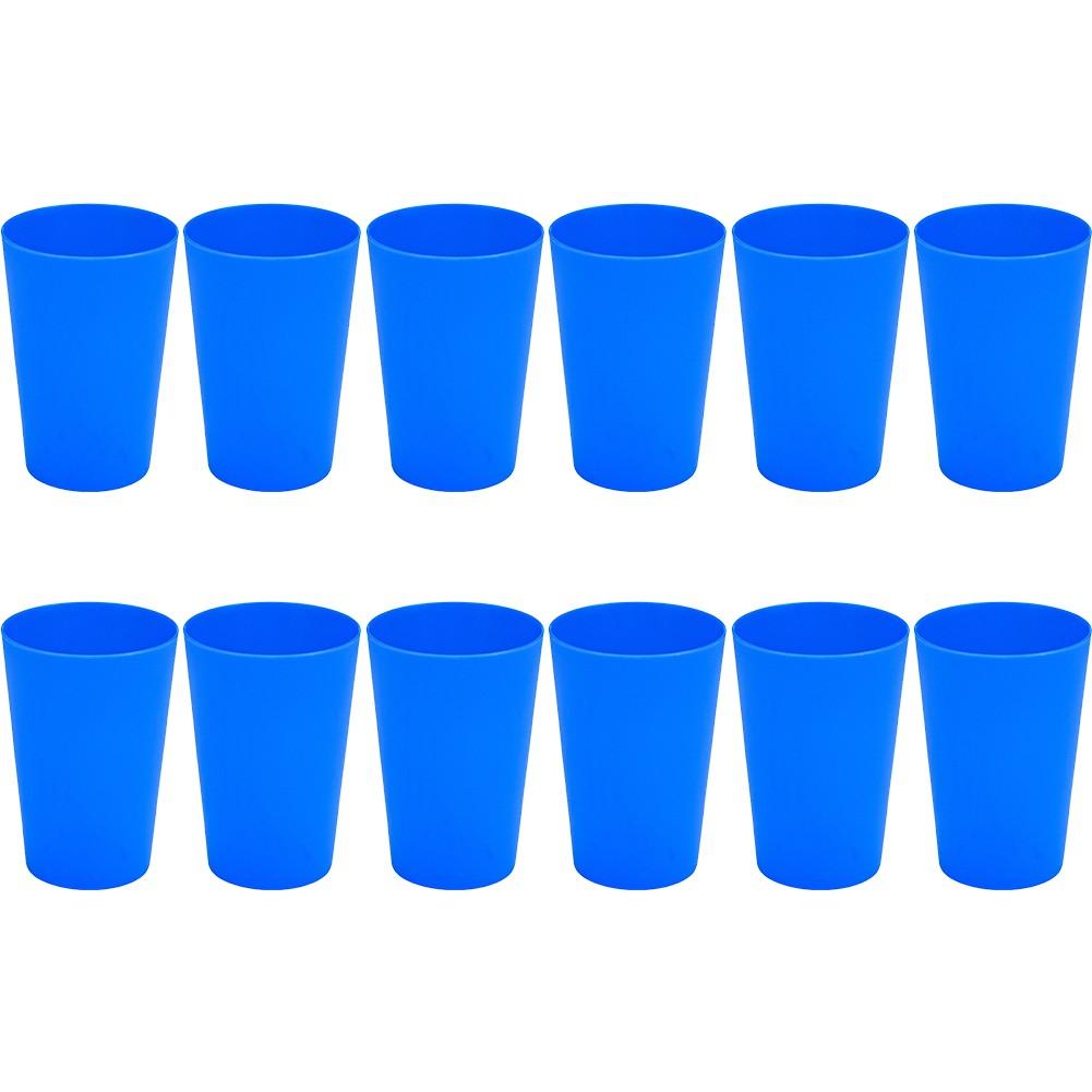 Colorful Plastic Cups Unbreakable Drinkware Lightweight Drinking Cups
