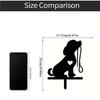 Wolf Dog Garden Stake Wrought Iron Silhouette Metal Yard Sign Garden Art