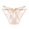 Sexy Lace Pure Lust Seduction Women's Briefs Mood Hollow Bow Mid-waist Comfortable Cotton Crotch Girl Panties
