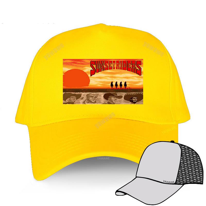 

Модная бейсболка yawawe, роскошные мужские шапки, закатные райдеры, аркадные винтажные игры в стиле ретро, ​​кепки для подростков, летняя женская шапка Adjustable