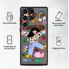Funda Back Phone Cover Case for Samsung Galaxy S23 FE S22 S25 Ultra S26 S21 S20 FE Note 20 Ultra 10+ S24 Plus Cartoon Character